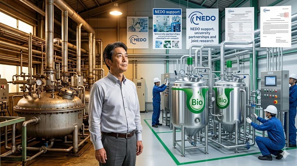 町工場の三代目がバイオものづくり革命推進事業で事業を変えた実話風ストーリー